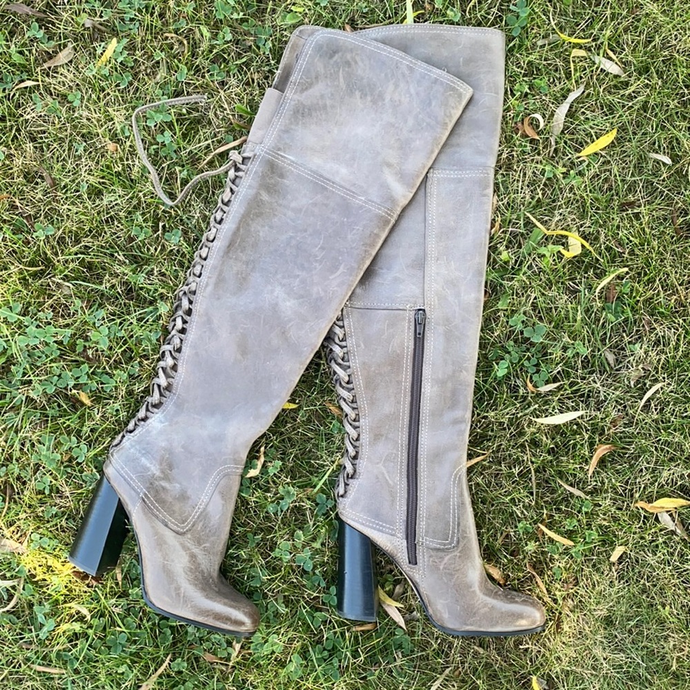 Vince Camuto Tall Leather Boots! Size 7.5!